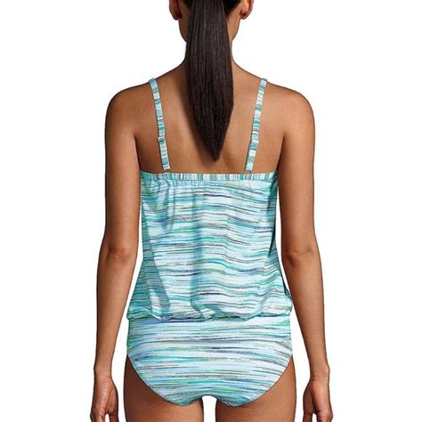 Lands End Swim Nwt Lands End Womens Blouson Tummy Hiding Tankini