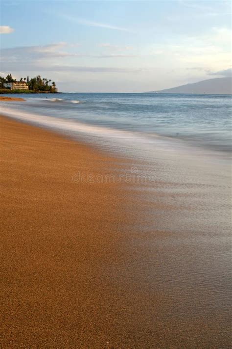 Kahana Beach stock image. Image of ocean, pacific, sunset - 4383333