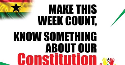 Know something about the 1992 Constitution of Ghana. | NCCE Ghana