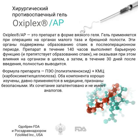 Купить противоспаечный гель Oxiplex/AP (Intercoat)