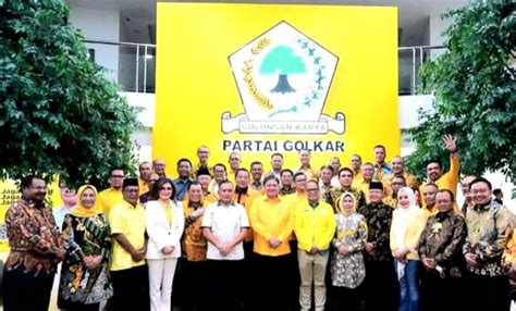 Rakernas Golkar Partai Golkar Tetap Usung Airlangga Hartarto Calon