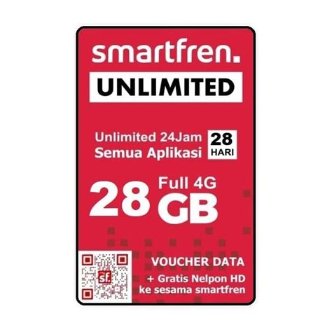 Voucher Smartfren Gb Unlimited Hari Nasional Lazada Indonesia