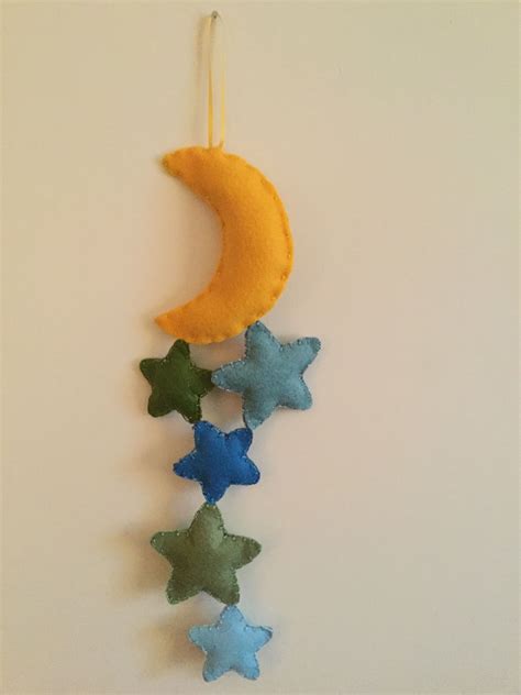 Moon and star wall hanging, nursery decoration | Diy crafts, Crafts ...