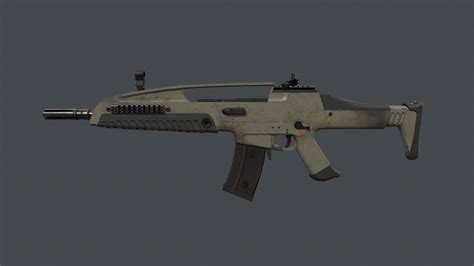 ArtStation - XM8 Assault Rifle FBX 3D Model | Resources