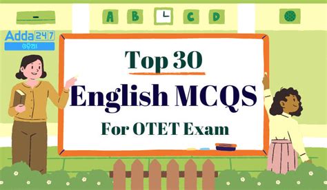 Top 30 English MCQS For OTET Exam 19 July 2024