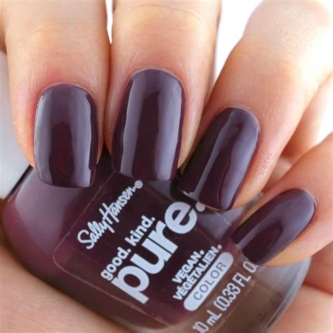 Sally Hansen Good Kind Pure Nail Polish Collection Review And