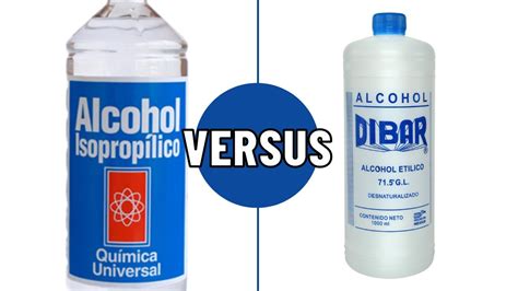 Alcohol Isopropilico Vs Alcohol Etilico Cual Es El Mejor Para Limpieza