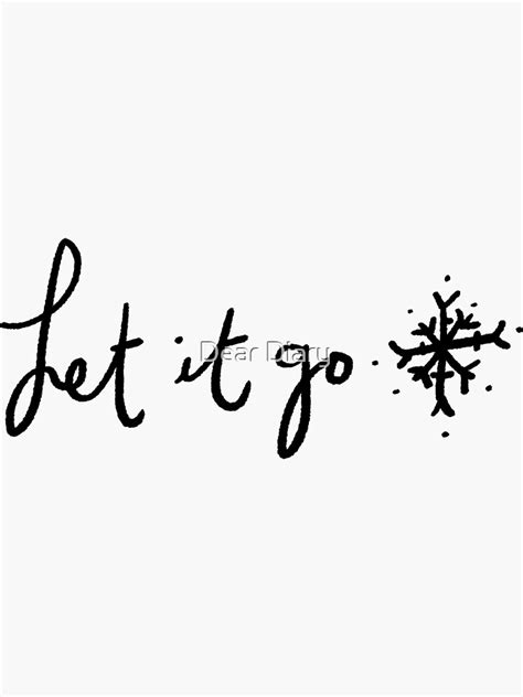 Let It Go ️ Trendyhipstertumblr Meme Sticker For Sale By Dear