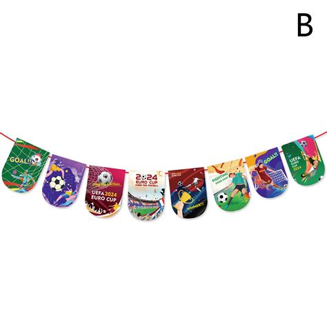 Pusili Euro 2024 Flags Banner Euro 2024 Decorations Europe Flags For