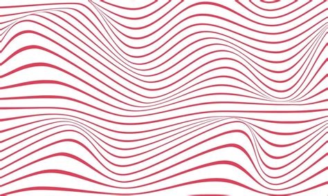 Fun red and white wavy lines stripes pattern gifts postcard – Artofit