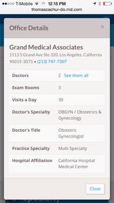 GRAND MEDICAL ASSOCIATES - Updated January 2025 - 1513 S Grand Ave, Los ...