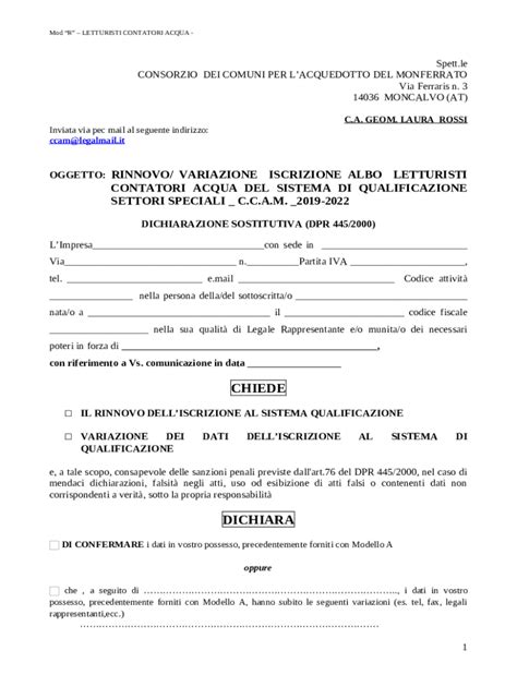 Consorzio Dei Comuni Per L Acquedotto Del Monferrato Doc Template