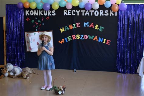 Konkurs Recytatorski Nasze małe wierszowanie 11 05 2023 r