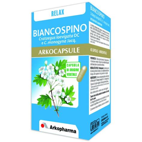 Biancospino Arkocapsule Capsule Farmacia Di Fiducia