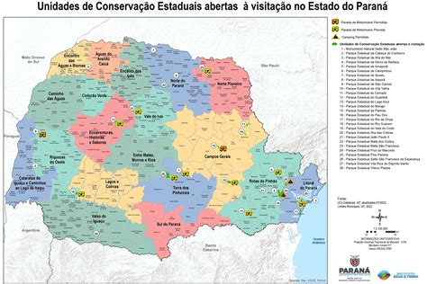 Para Alavancar Turismo Ambiental Iat Disponibiliza Mapa Unidades