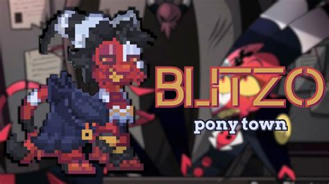 Blitzo Helluva Boss Pony Town Skin Youtube