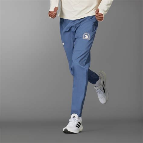 Adidas Boston Marathon Own The Run Pants Blue Free Shipping