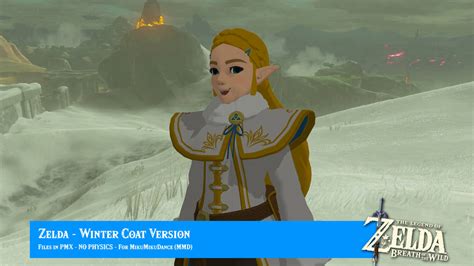 Tloz Mmd Zelda Winter Coat Hw Aoc Dl By Pikapika 2000 On Deviantart