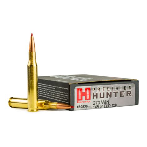 Municion Hornady Precision Hunter Eld X Calibre Win Gr