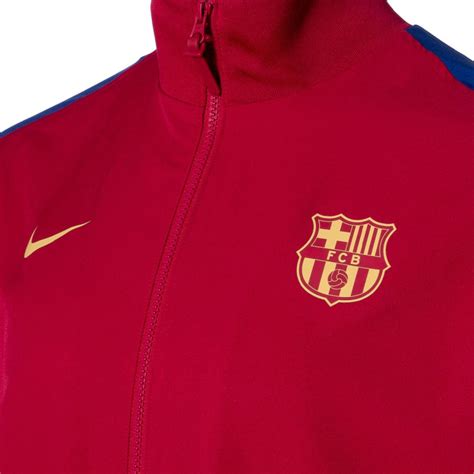 Jacket Nike FC Barcelona Pre Match 2023 2024 Noble Red Obsidian Deep