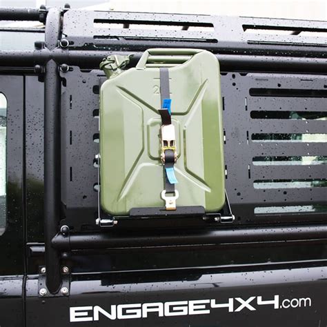 Jerry Can Holder Foldable By Engage4x4 Landrover Defender Defender Camper Land Rover Defender