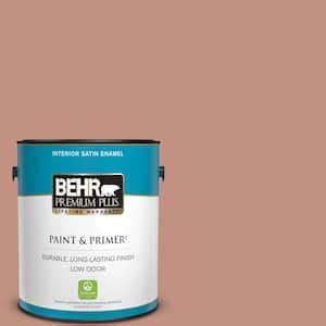 Behr Marquee Gal Mq Mesa Peach One Coat Hide Eggshell Enamel