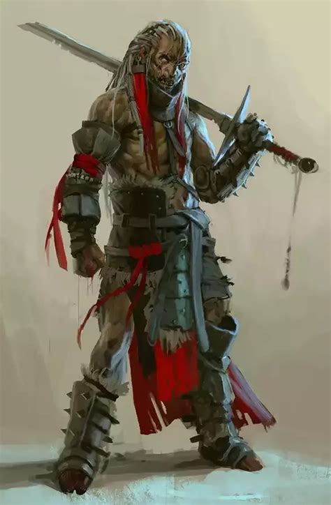 Dnd Race Inspiration Dump Orcs And Other Hard To Love Faces Fantasy Warrior Fantasy