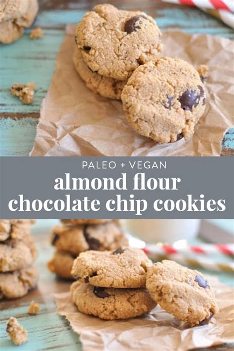 Almond Flour Paleo Chocolate Chip Cookies Grain Free Vegan Aprons