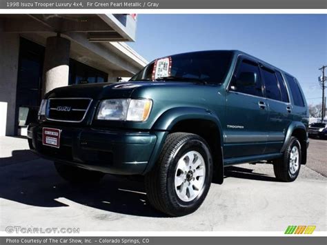 1998 Isuzu Trooper Luxury 4x4 In Fir Green Pearl Metallic Photo No