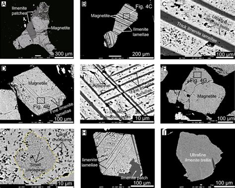 Different Types Of Ilmenite Exsolution From Magnetite In The Alkaline