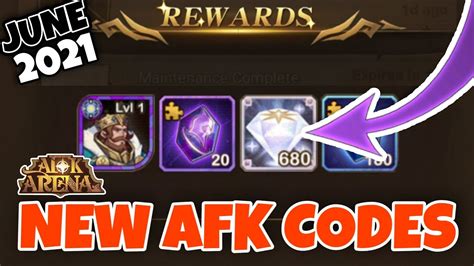 All 10 New And Active Redeem Codes Afk Arena 2021 Youtube