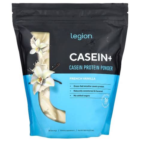 Legion Athletics Casein Casein Protein Powder French Vanilla 2 11 Lbs 960 G 2 11 Lb Kroger