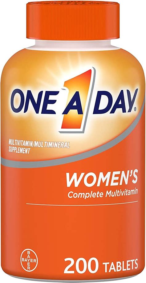 One A Day Womens Multivitamin Supplement With Vitamin A C D E And