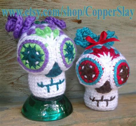 Crochet Pattern Round-Up: Sugar Skull Designs – Crochetville