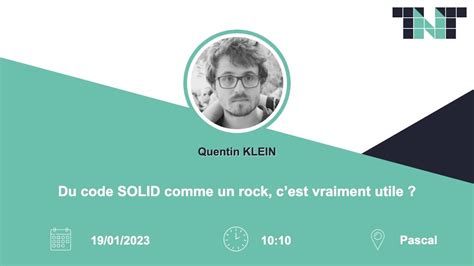 Du Code Solid Comme Un Rock Cest Vraiment Utile Quentin Klein