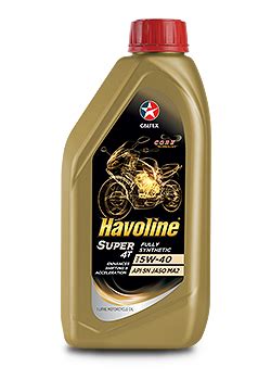 Havoline Super 4T Fully Synthetic SAE 5W 40