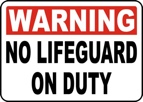 Lifeguard Signs Quality Usa Made Signage