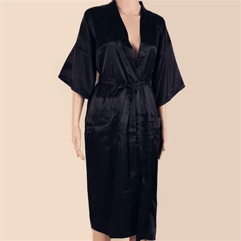 New Arrival Chinese Men Rayon Silk Nightgown Traditional Japanese