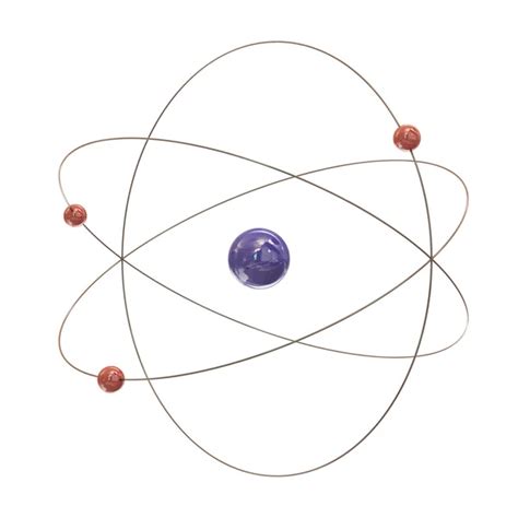electron paths   nucleus stock photo  desertfox