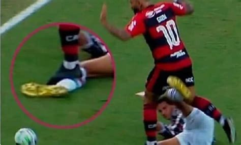 STJD analisa pisão de Gabigol em Ganso em clássico e cogita fazer