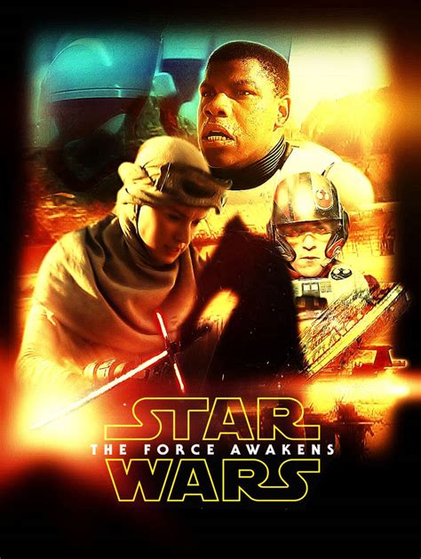 Star Wars Episode Vii The Force Awakens Poster By Macschaer On Deviantart