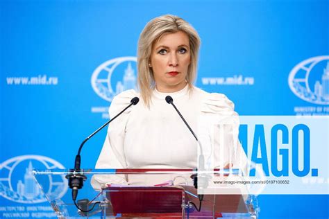 Russia, Maria Zakharova Press conference in M | IMAGO