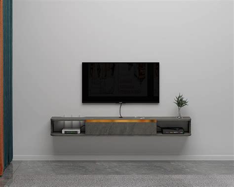 Amazon Bixiaomei Floating Tv Stand Wall Mounted