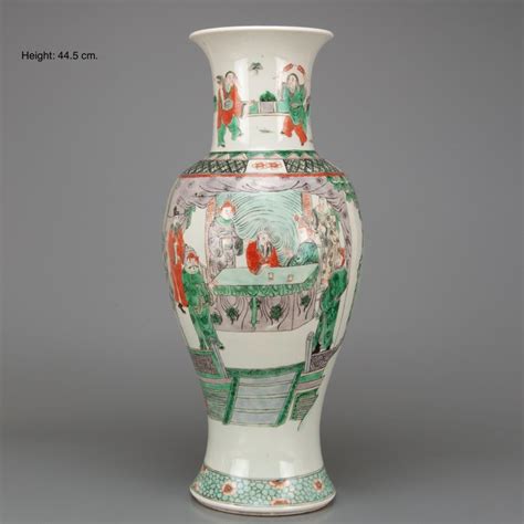 Large Vase 1 Famille Verte Porcelain Romance Of The Catawiki