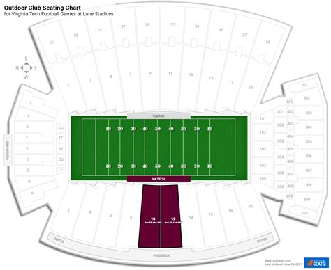 Virginia Tech Lane Stadium Seating Chart With Rows And Seat Numbers Cabinets Matttroy