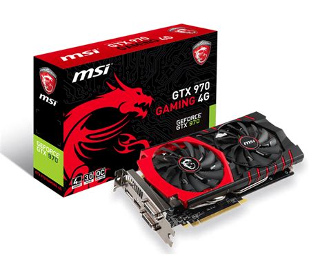 Specification Geforce Gtx 970 Gaming 4g 微星科技 高階電競及專業創作的領導品牌