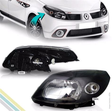 Farol Sandero Stepway M Scara Negra R Em