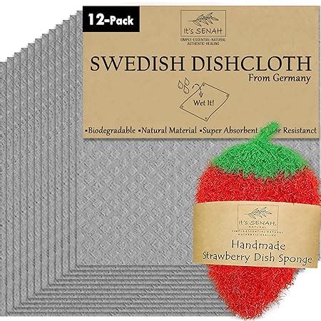 Amazon Superscandi Pack Apple Green Swedish Dishcloths For