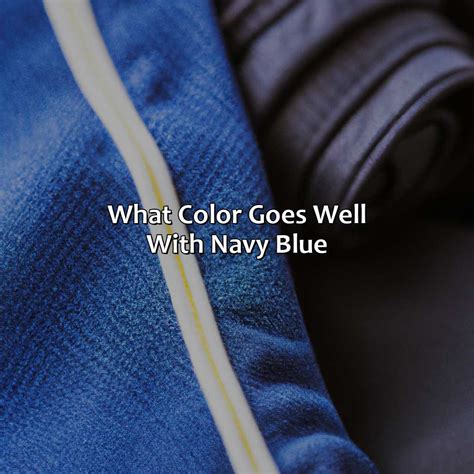 What Color Goes Well With Navy Blue Colorscombo