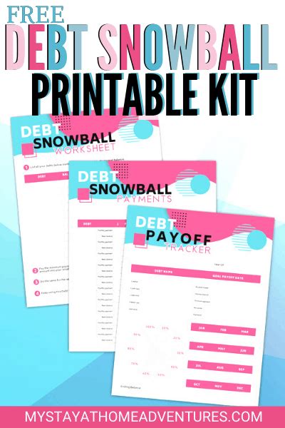 Free Debt Snowball Printable Kit to Help You Start Your Financial Journey